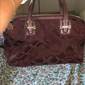 Deep Purple Coach purse